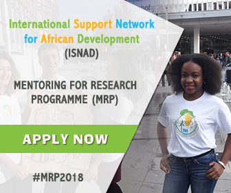 ISNAD-Africa Call for Application: Mentoring for Research Programme